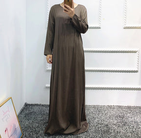 3pcs Abaya Solid Color Set