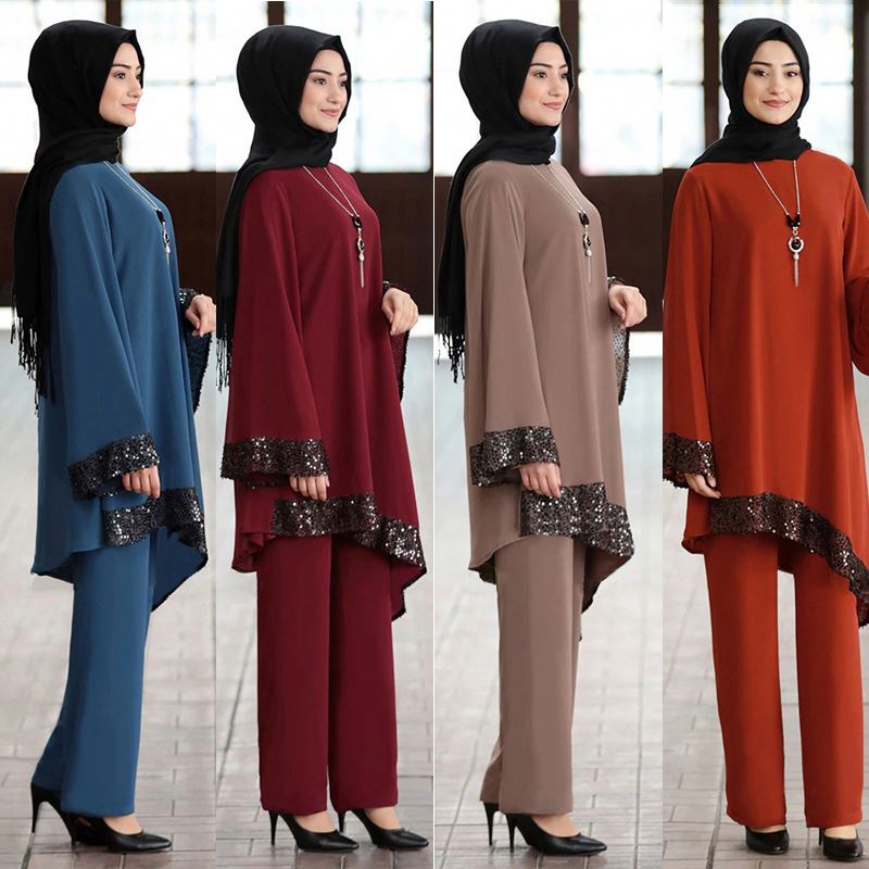 2-Piece Hijab Caftan Set