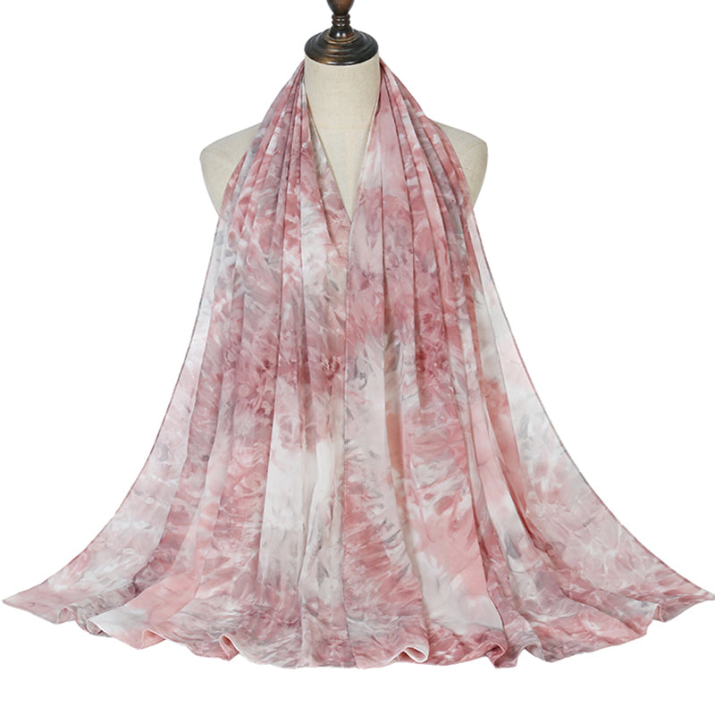 Tie Dye Chiffon Summer Hijabs