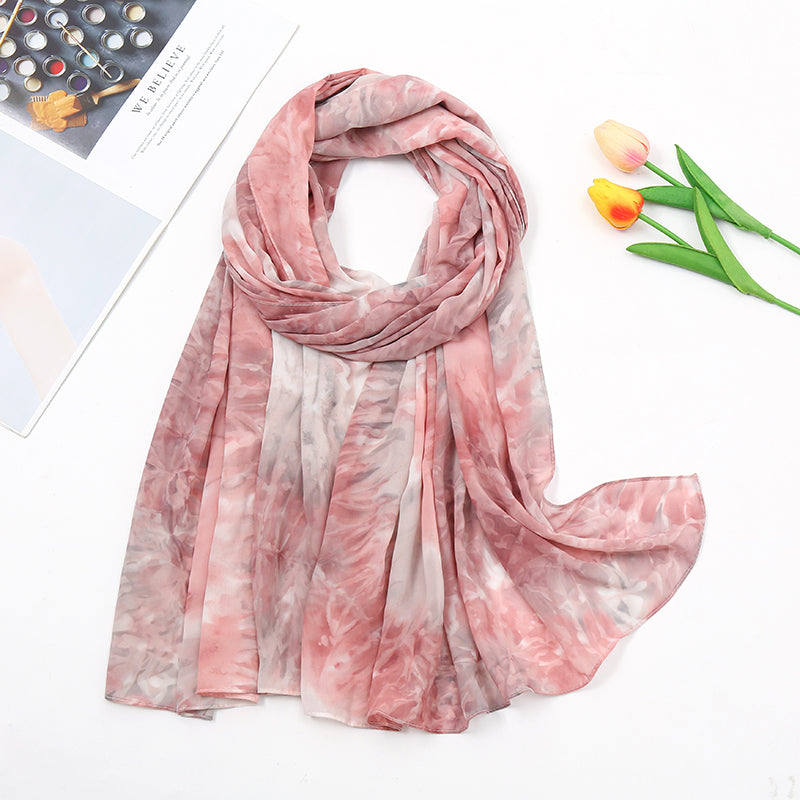 Tie Dye Chiffon Summer Hijabs