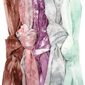 Tie Dye Chiffon Summer Hijabs