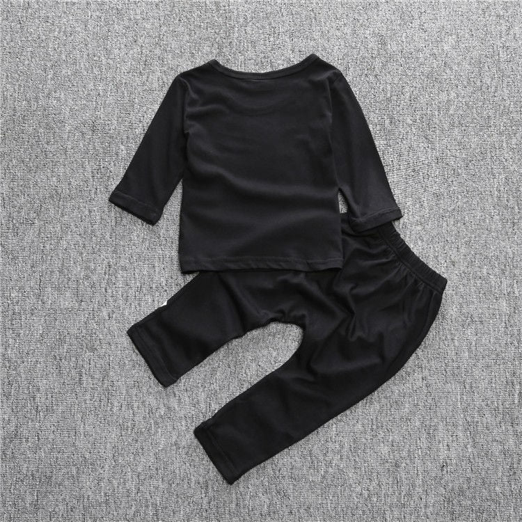 Infant long-sleeved T-shirt & pants set