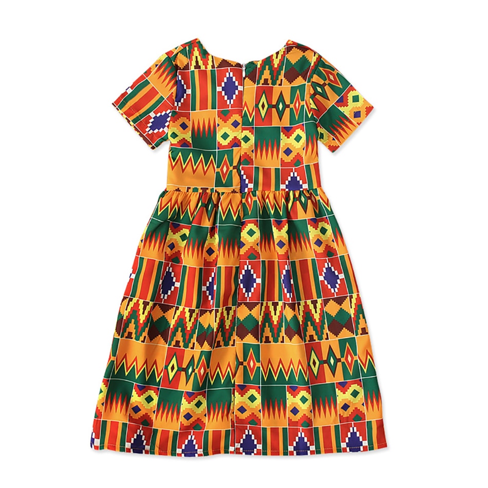 Elegant Traditional African Kid Summer Style Dress