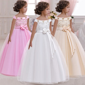 Elegant Flower Girl Princess Dress