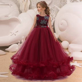 Elegant Flower Girl Princess Dress