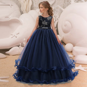 Elegant Flower Girl Princess Dress