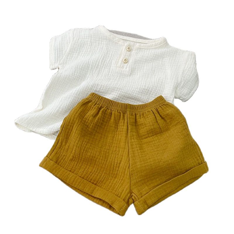 Baby Girl Short Sleeve Shorts 2Pcs Sets